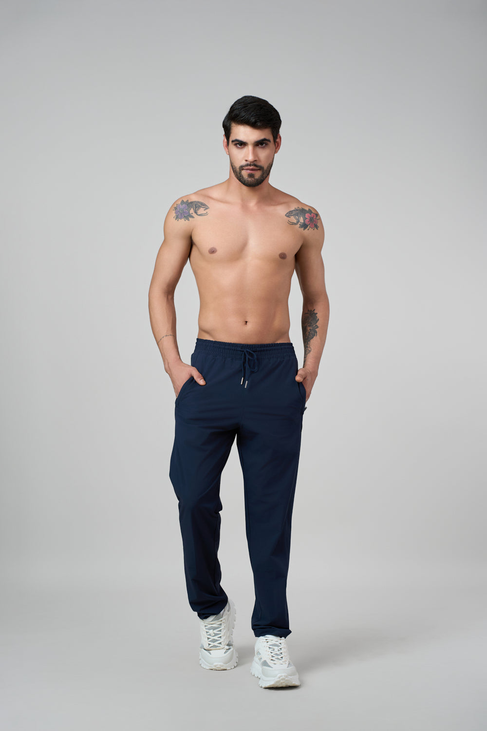 Typhoon Straight Fit HowlFlex Track Pant Navy