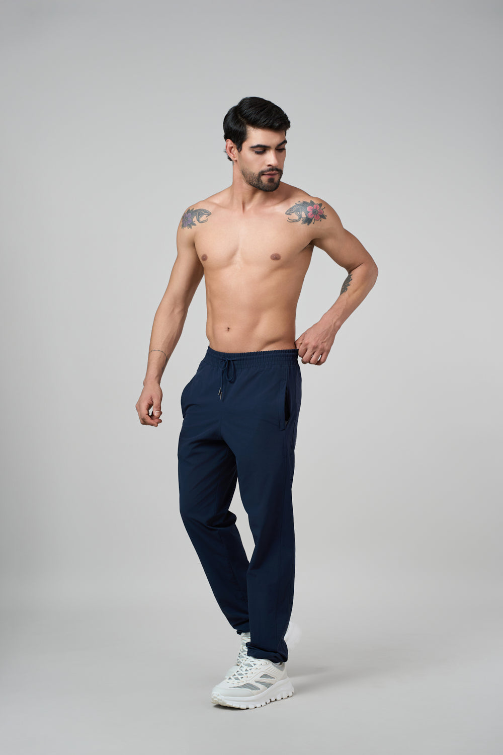 Typhoon Straight Fit HowlFlex Track Pant Navy