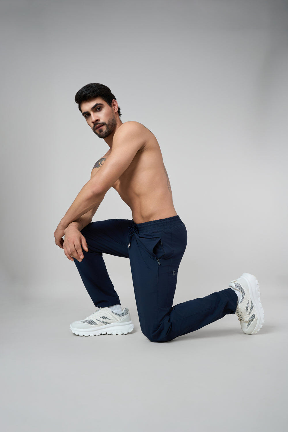 Typhoon Straight Fit HowlFlex Track Pant Navy