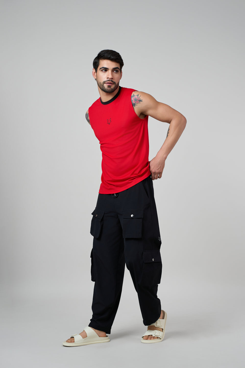 Ember WolfSkin Muscle Tank Top Red