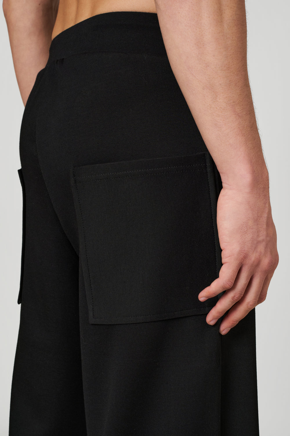 Warewolf Regular Fit Phantom Track Pant – Lightweight, Quick Dry – Black