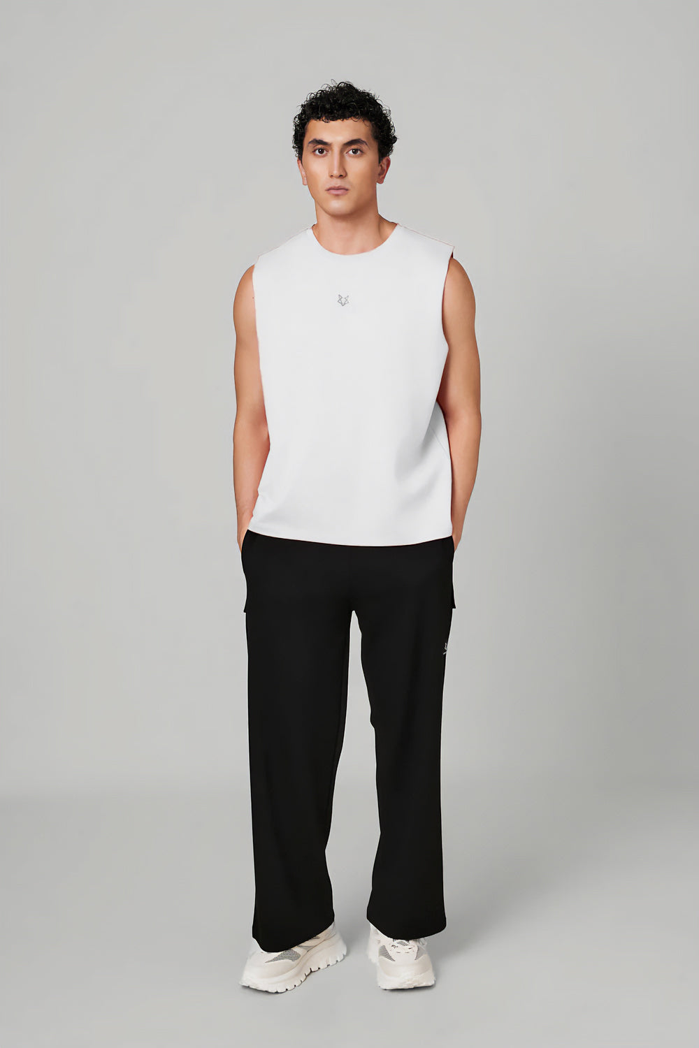 Raw WolfWeave Tank Top White