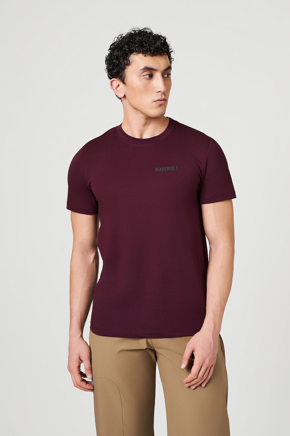 Stealth WolfKnit Sportswear Crewneck in Maroon – Regular Fit for training or everyday wear