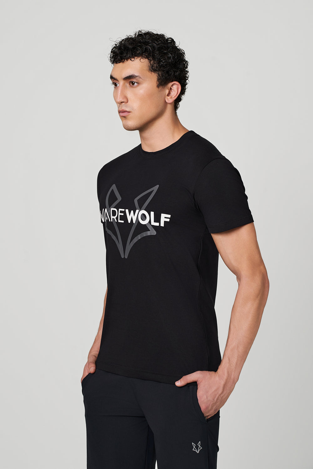 Soul WolfKnit Sportswear Crewneck in Black – Regular Fit for training or everyday wear