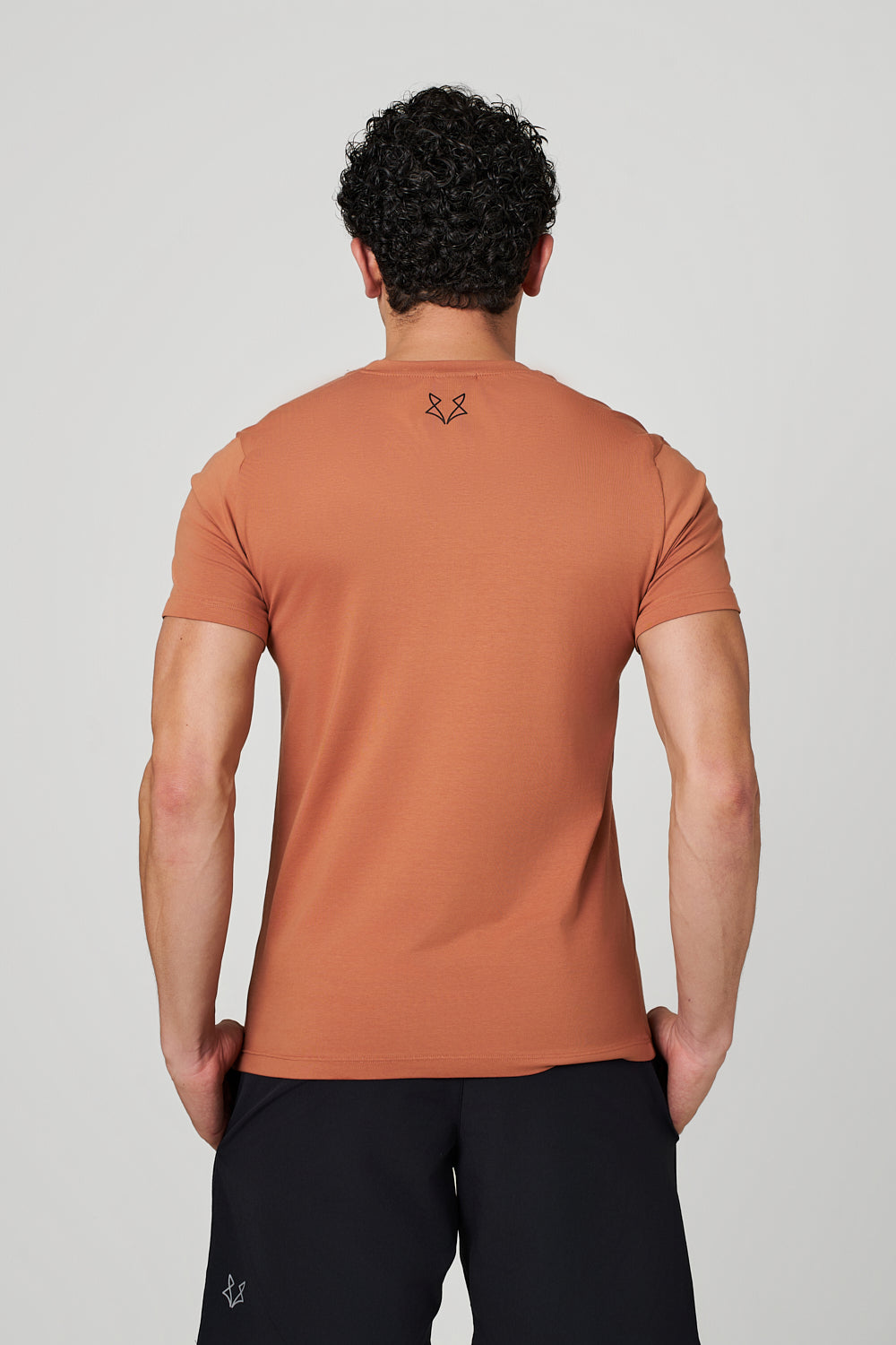 Warewolf Regular Fit Stealth WolfKnit Sportswear Crewneck – Cotton T-shirt, 4-Way Stretch, Comfort – Peach