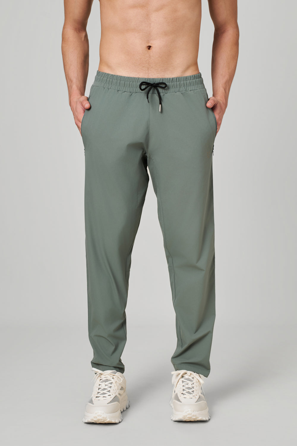 Drazil AirFlex Track Pant - Regular Fit Ash Green