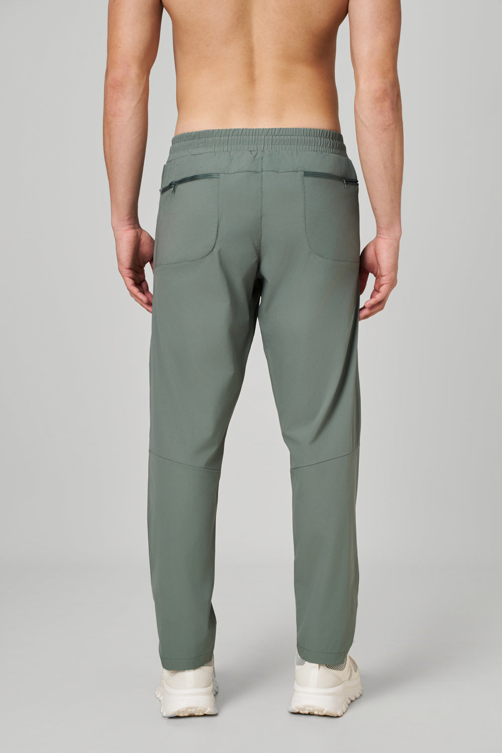 Drazil AirFlex Track Pant in Ash Green – Regular Fit for training or everyday wear