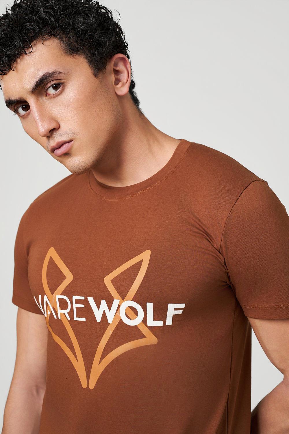 Soul WolfKnit Sportswear Crewneck in Brown – Regular Fit for training or everyday wear