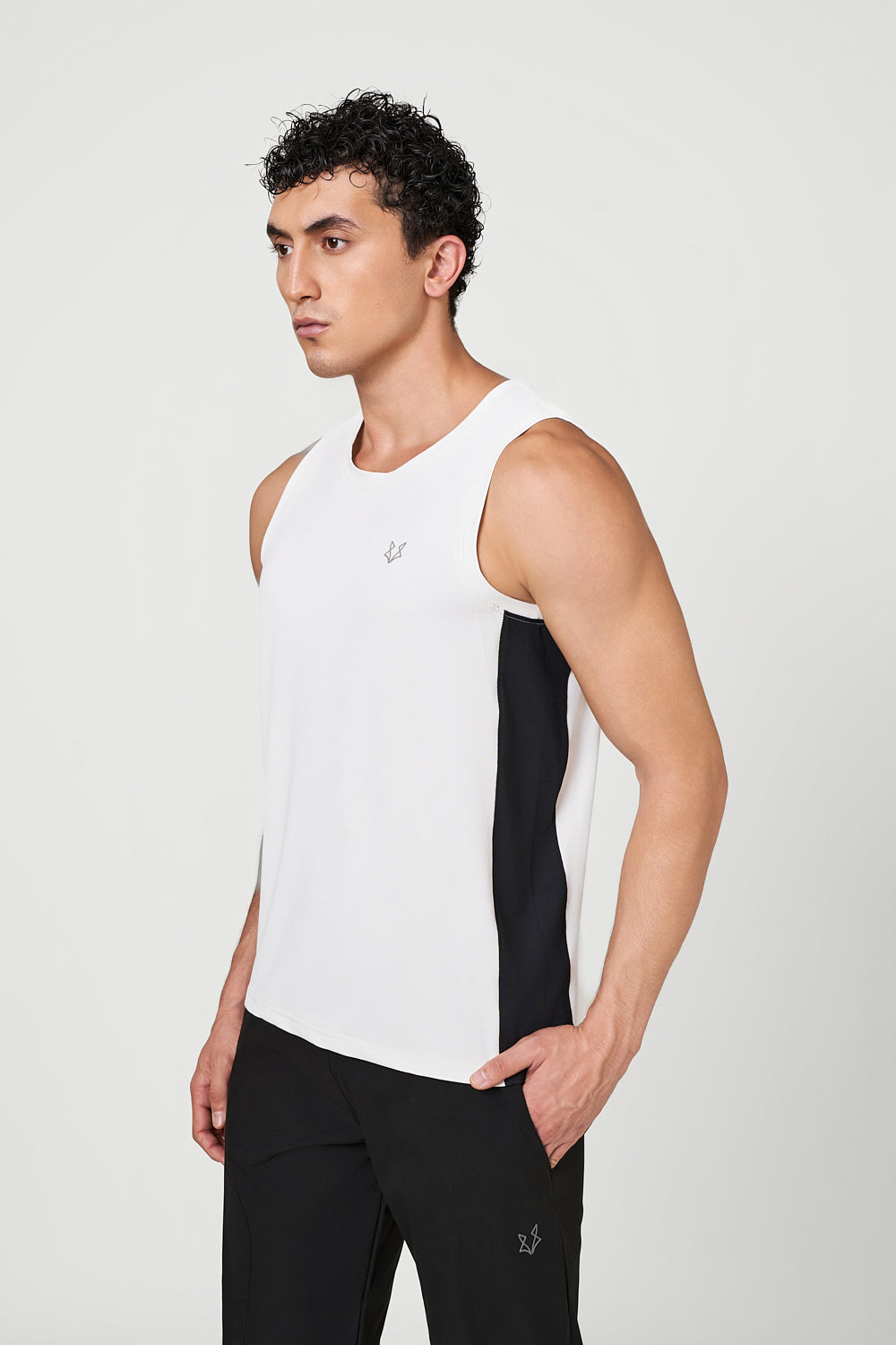 Warewolf Regular Fit Vein AlphaDri Training Tank Top – Lightweight, Quick Dry – White