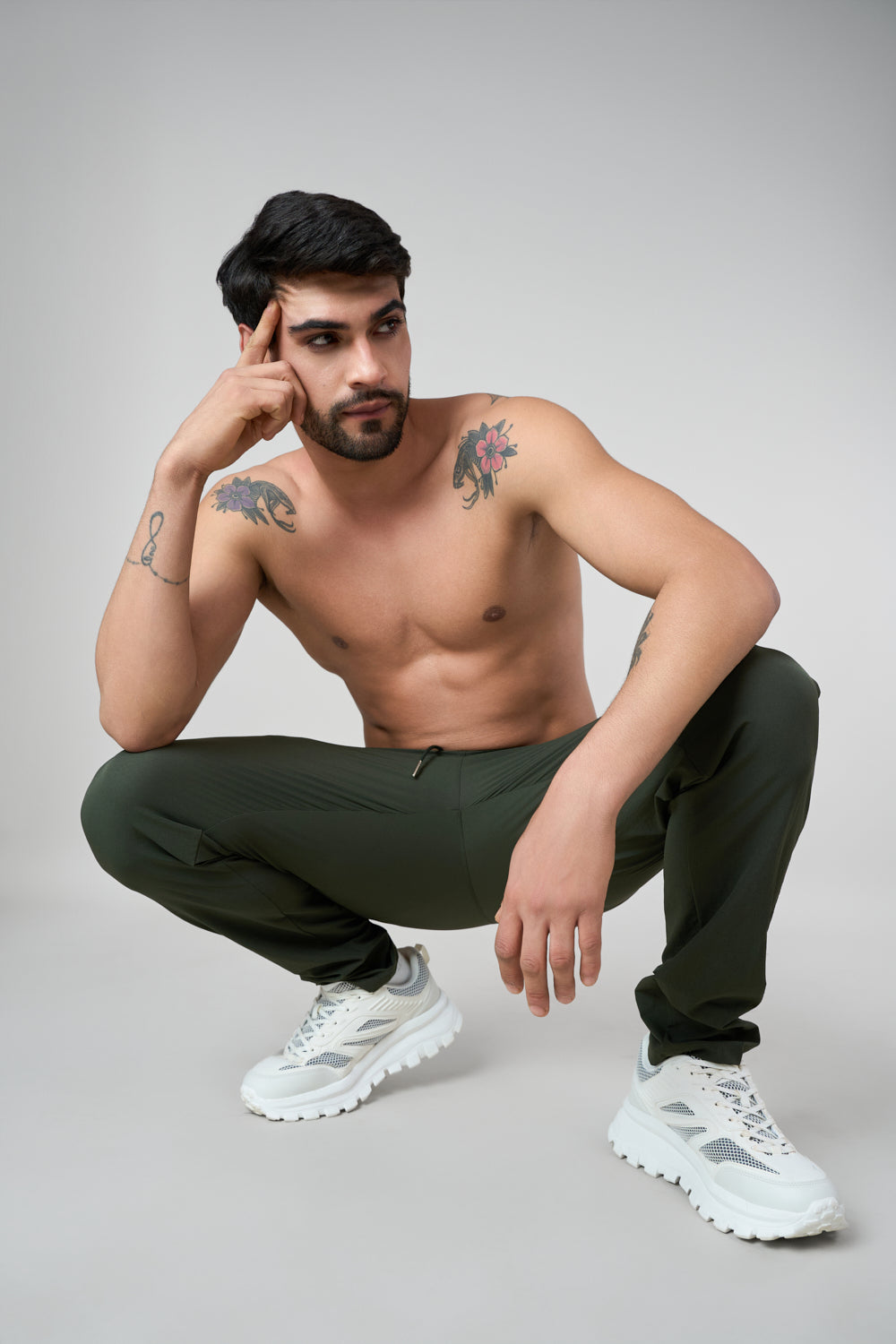 Typhoon HowlFlex Track Pant - Straight Fit Olive