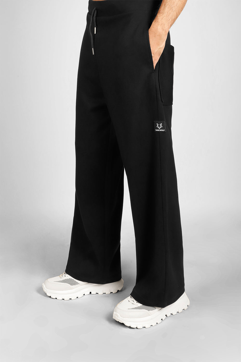 Warewolf Essential Oversized Sweatpants – Black