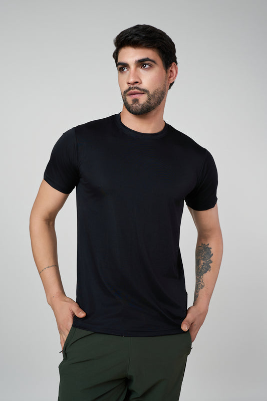 Breeze Compressed Fit T-Shirt Black