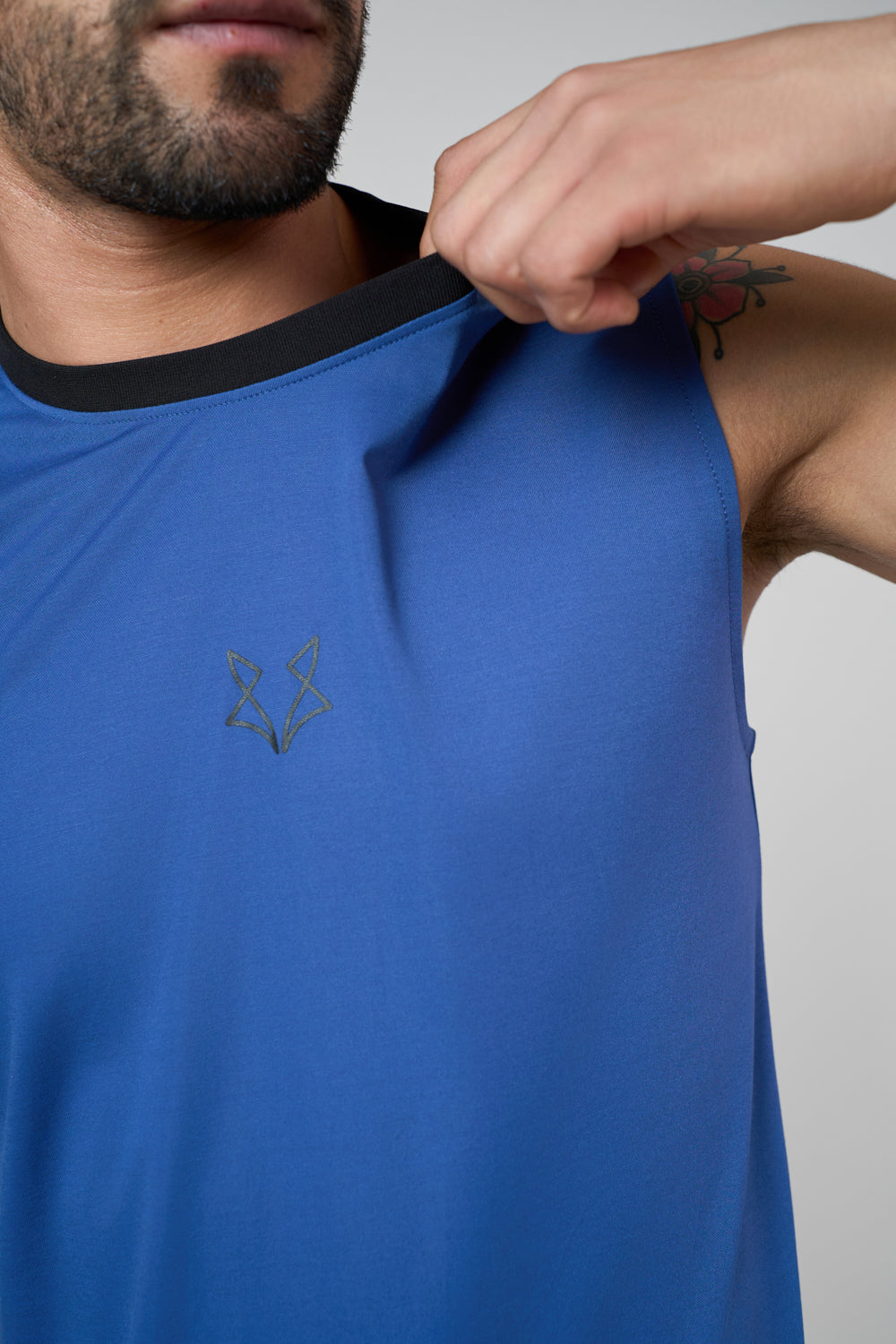 Ember Muscle Tank Blue