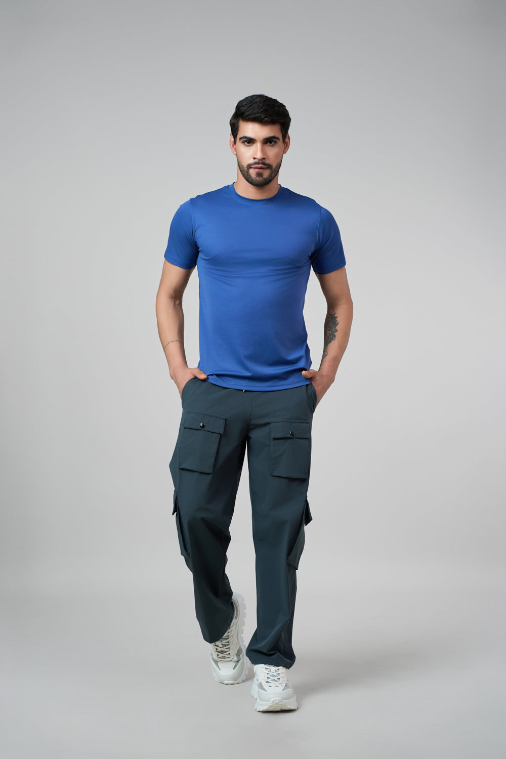 Breeze Compressed Fit T-Shirt Blue