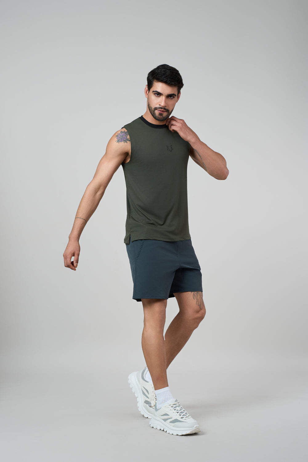 Ember Muscle Tank Green