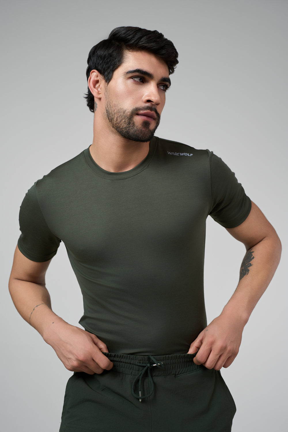 Terra Compressed Fit T-Shirt Green