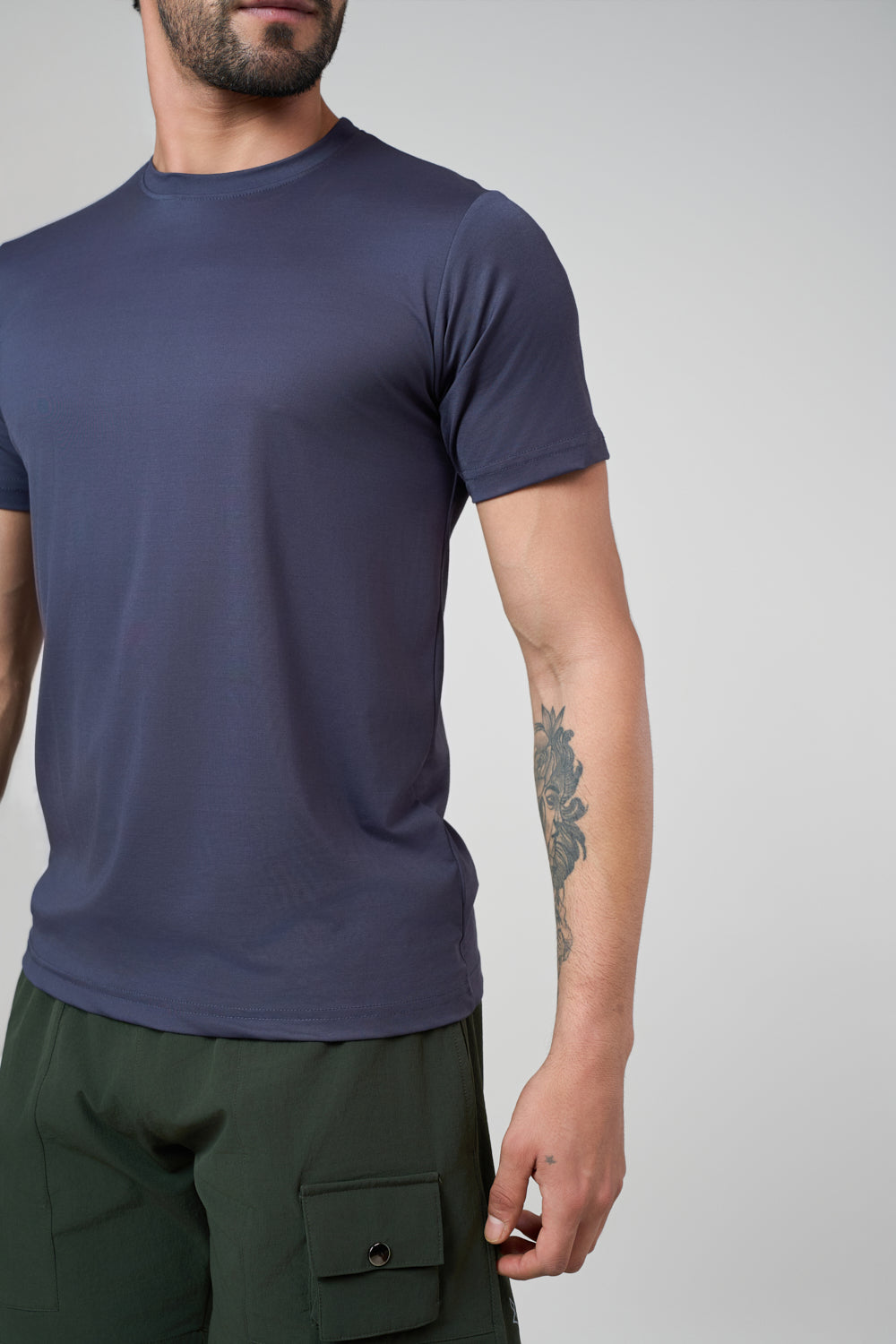 Breeze Compressed Fit T-Shirt Grey