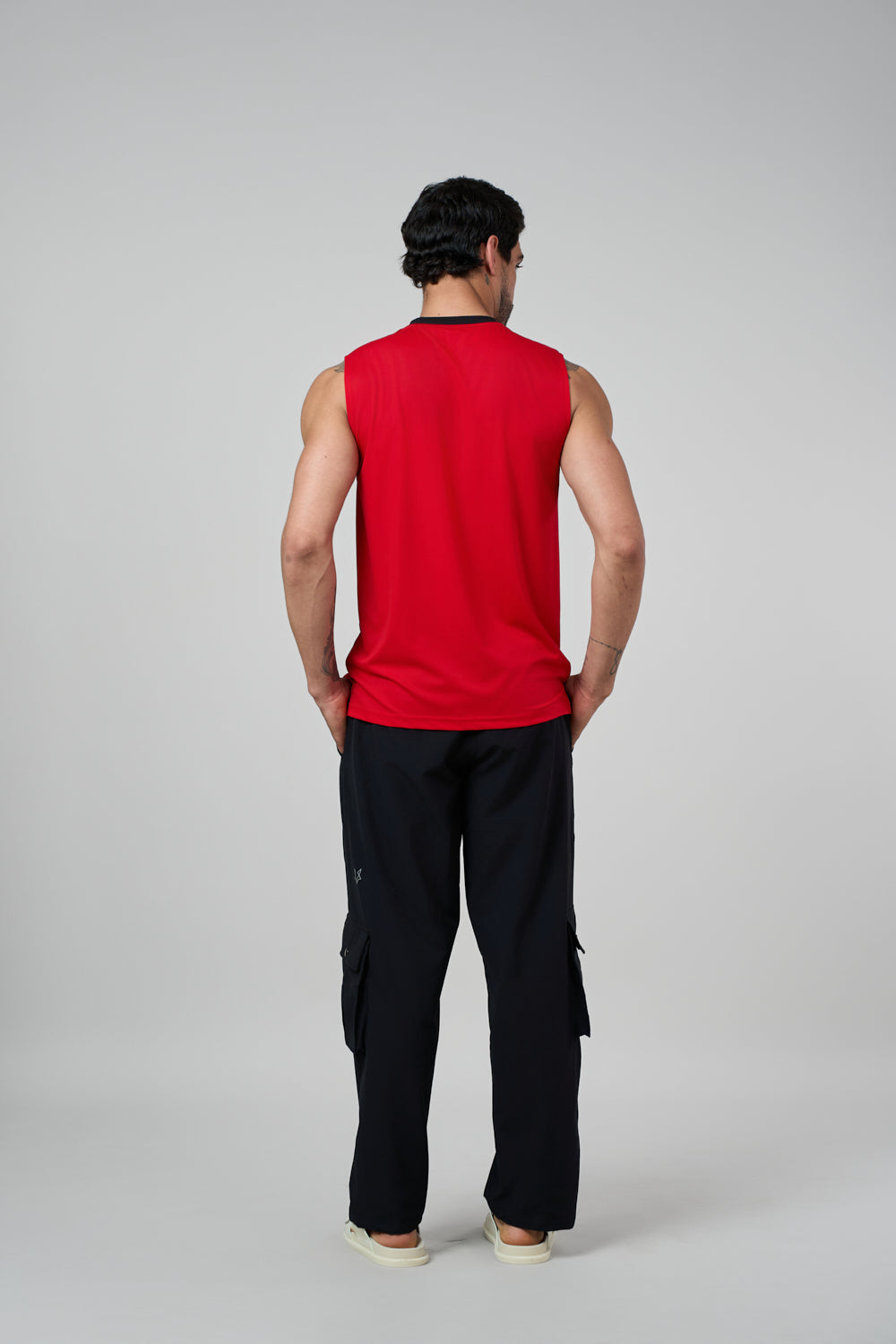 Ember Muscle Tank Red