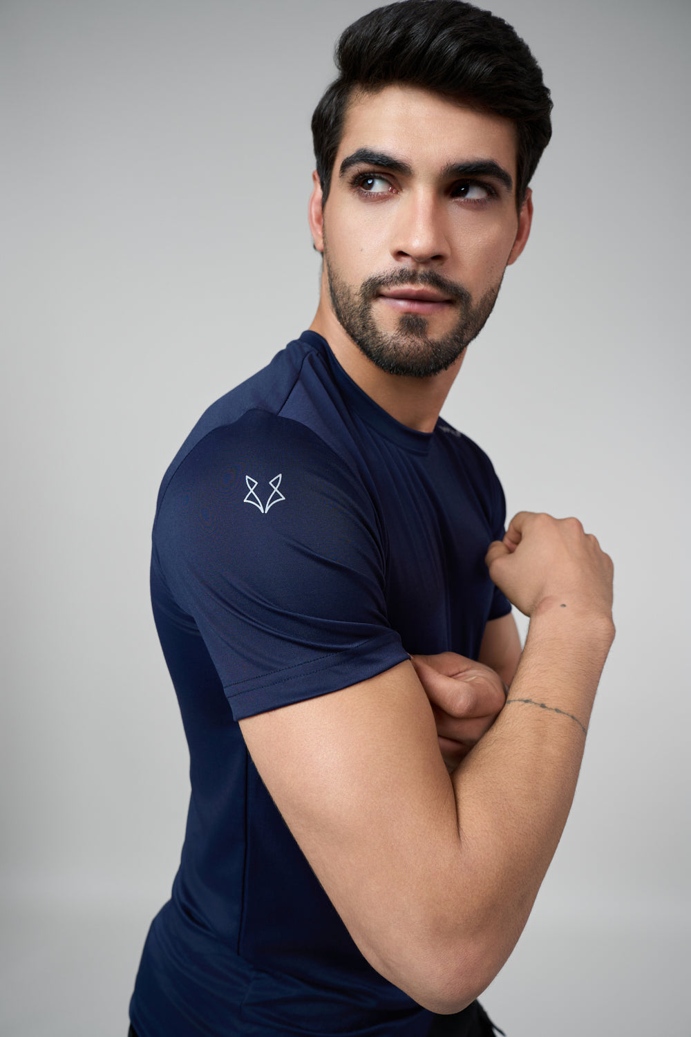 Terra Compressed Fit T-Shirt Navy