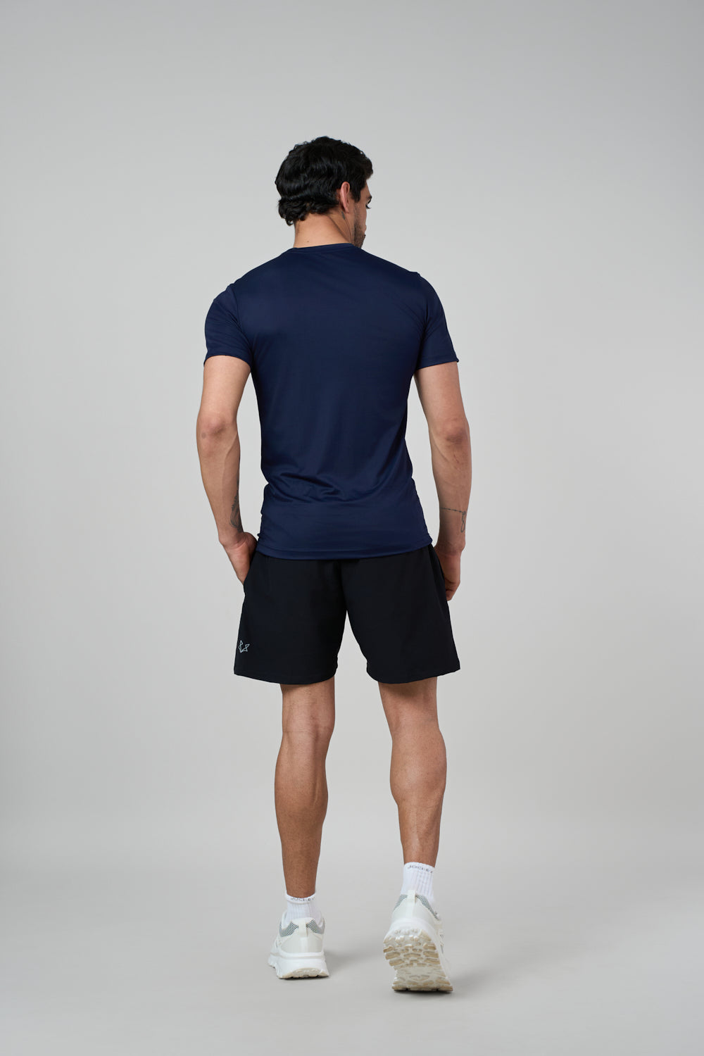 Terra Compressed Fit T-Shirt Navy