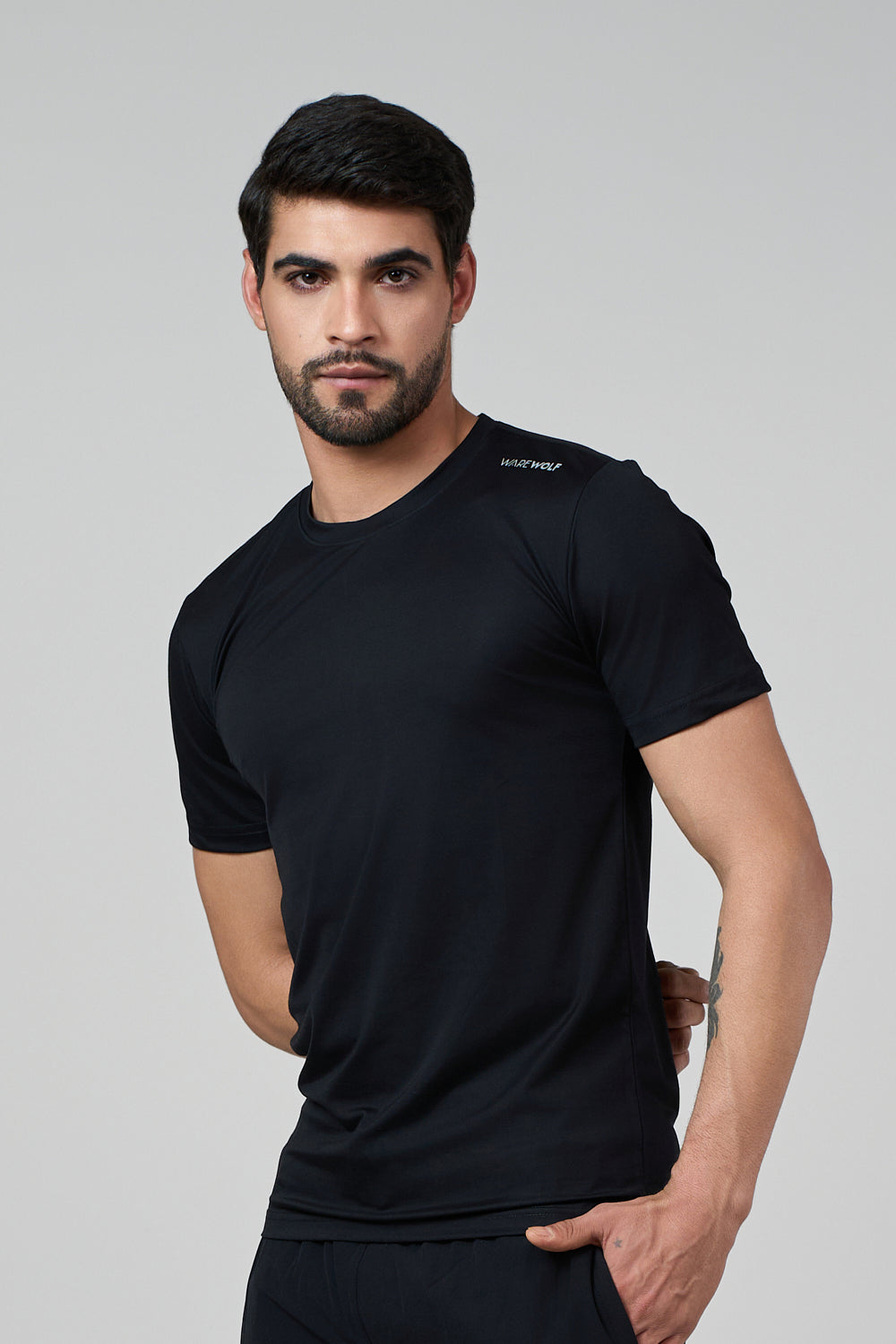 Terra Compressed Fit T-Shirt Black