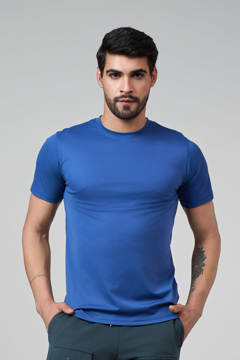 Breeze Compressed Fit T-Shirt Blue