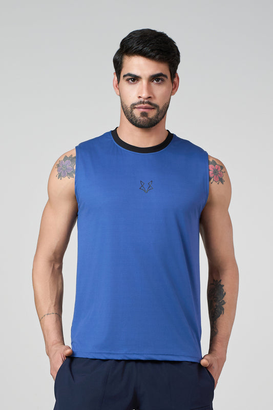 Ember Muscle Tank Blue