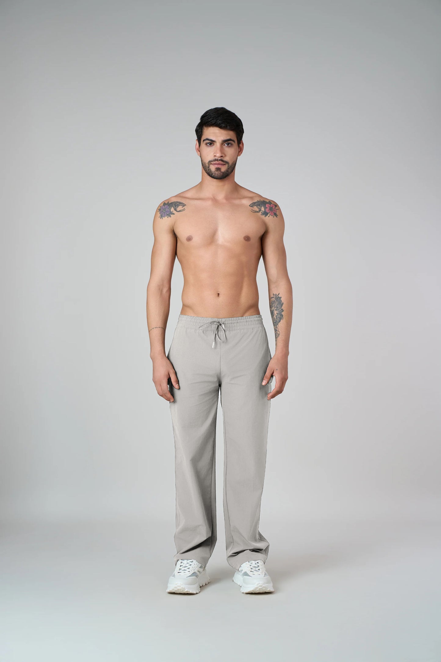 Savanna HowlFlex Track Pant - Oversized Fit Light Grey
