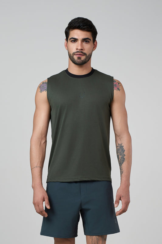 Ember Muscle Tank Green