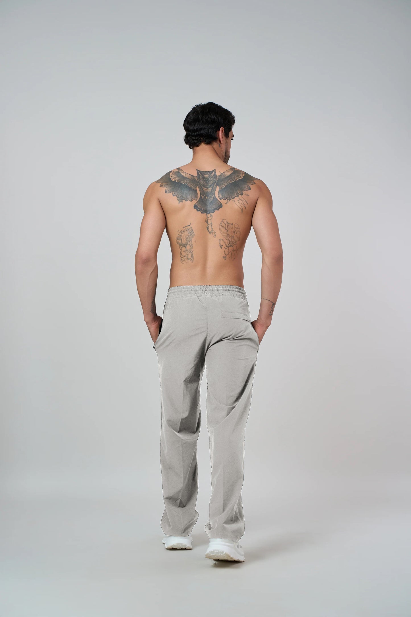 Savanna HowlFlex Track Pant - Oversized Fit Light Grey