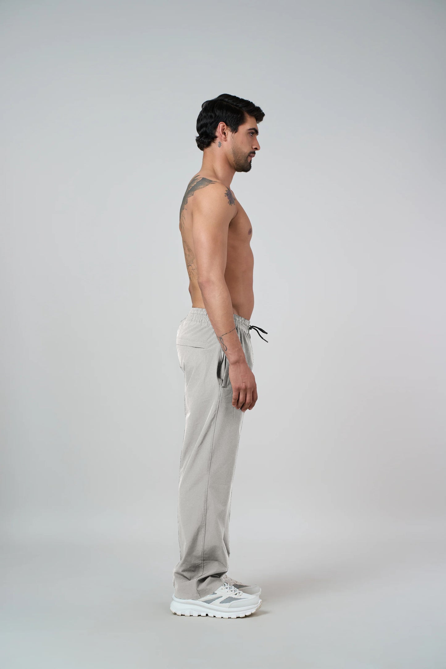 Savanna HowlFlex Track Pant - Oversized Fit Light Grey