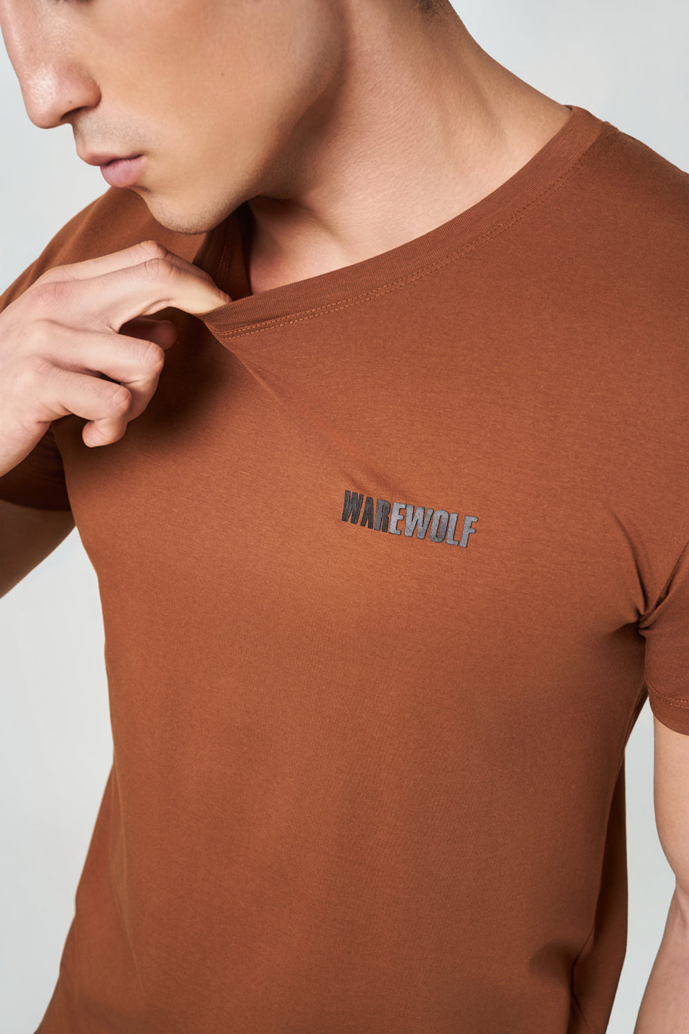 Stealth WolfKnit Sportswear Crewneck in Brown – Regular Fit for training or everyday wear
