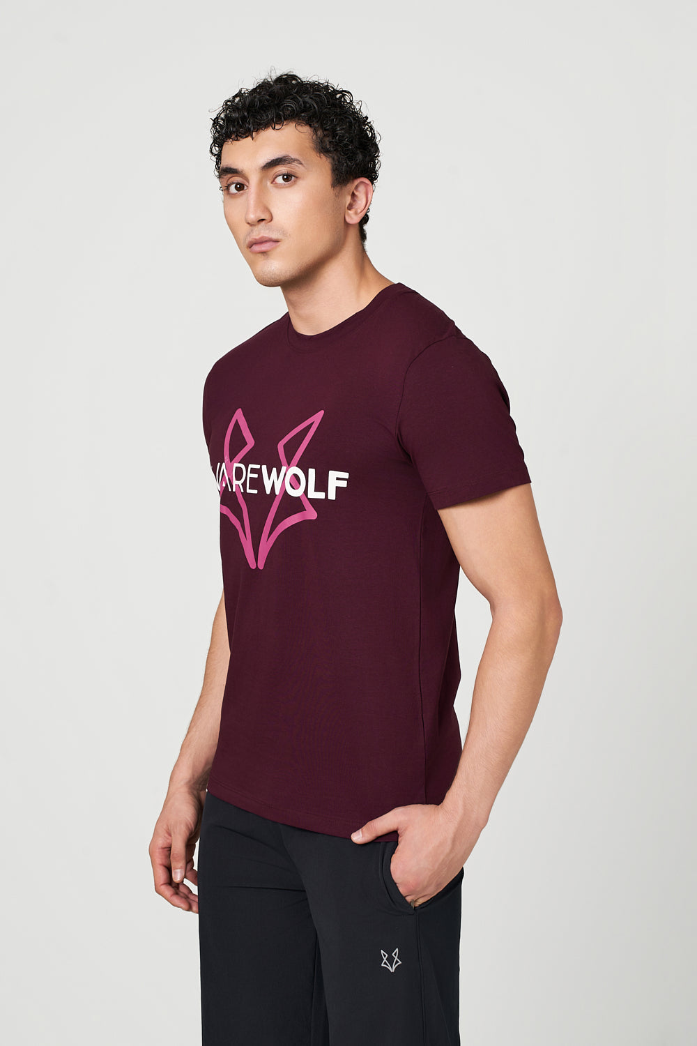 Soul WolfKnit Sportswear Crewneck in Maroon – Regular Fit for training or everyday wear