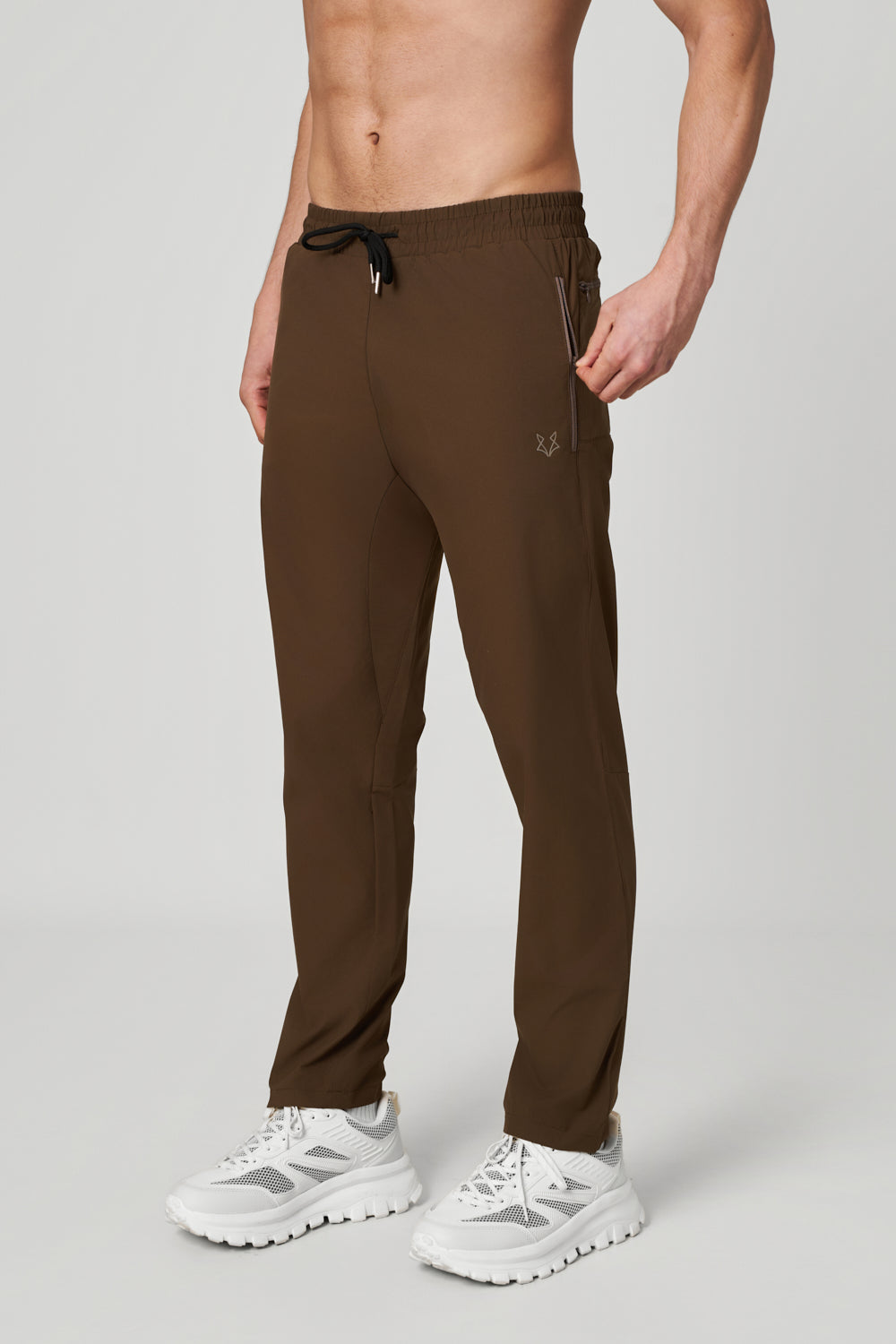 Drazil Regular Fit Airflex Track Pant Espresso