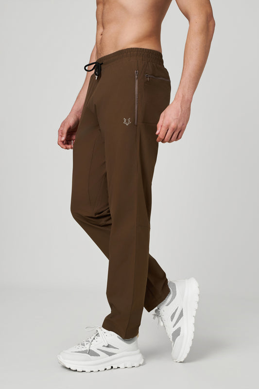 Drazil AirFlex Track Pant - Straight Fit Brown