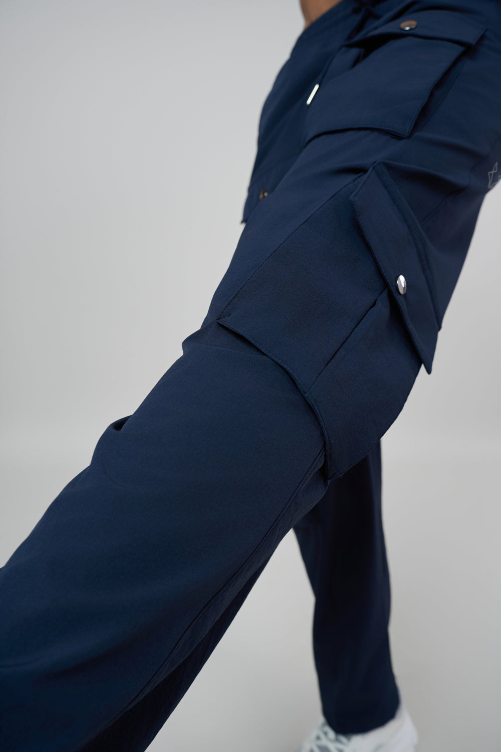 Canyon Cargo Nylon Track Pant Blue