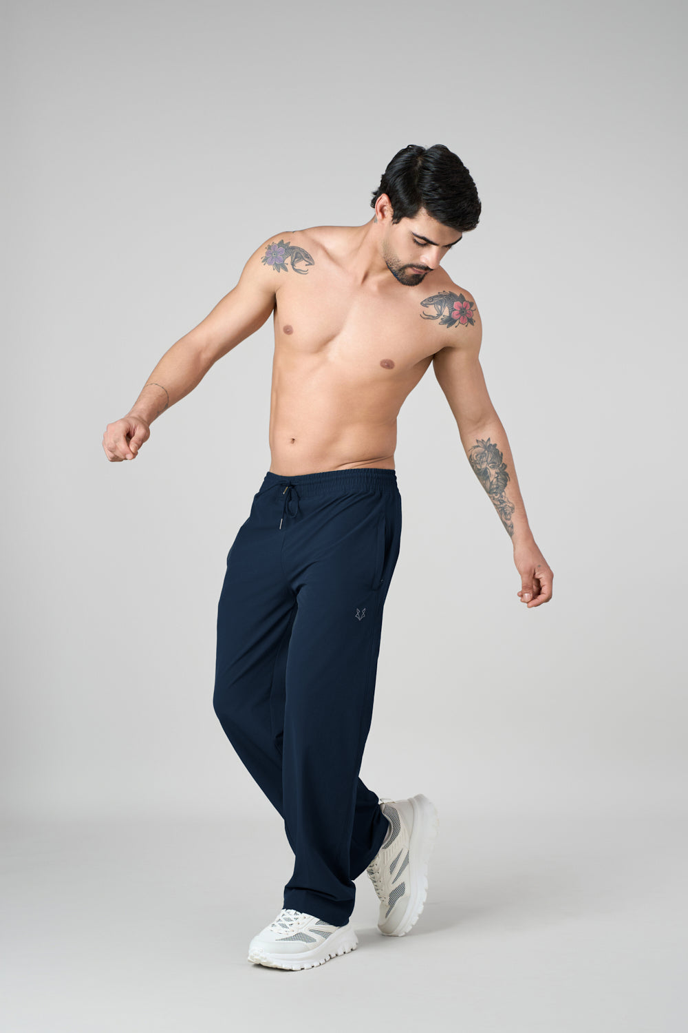 Savanna Relaxed Fit Nylon Trackpant Blue