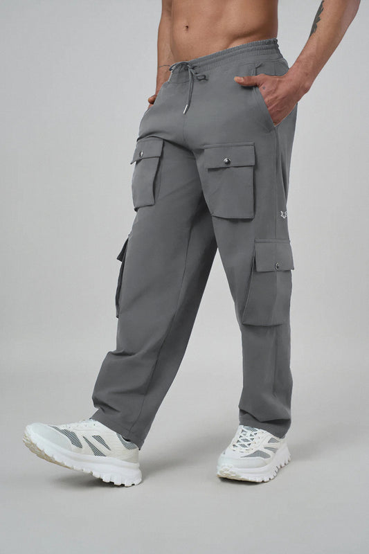 Canyon HowlFlex Cargo Track Pant - Oversized Fit Grey