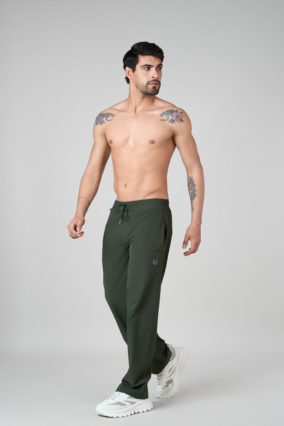 Savanna Relaxed Fit Nylon Trackpant Green